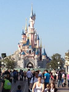 Det flotte disneyland prinsesse slottet